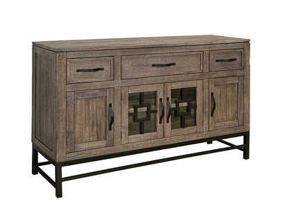 IFD - Blacksmith - 3 Drawer & 4 Doors Console - IFD2321CNS veiw 1