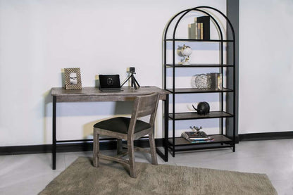 IFD - Blacksmith 5 Shelves, Bookcase - IFD2321BKS veiw 3