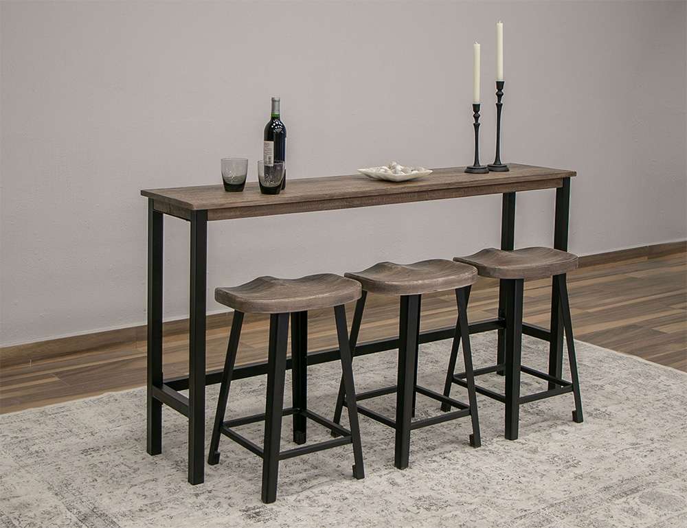 IFD - Blacksmith - Bar Height Sofa Table - IFD2321SBT veiw 2