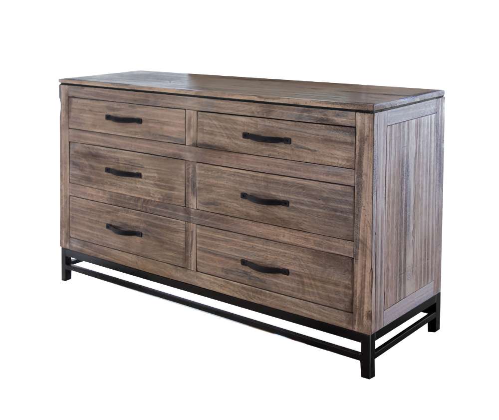 IFD - Blacksmith Dresser 6 Drawers - IFD2321DSR veiw 1