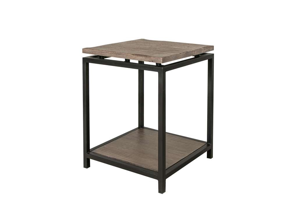IFD - Blacksmith End Table, w/ shelf  - IFD2321END veiw 1