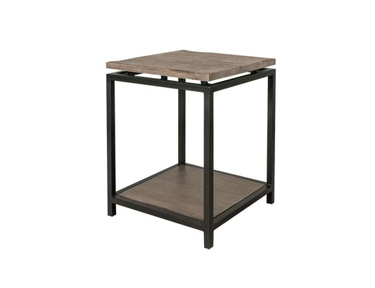 IFD - Blacksmith End Table, w/ shelf  - IFD2321END veiw 1
