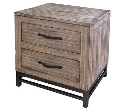 IFD - Blacksmith Nightstand 2 Drawers - IFD2321NTS veiw 1