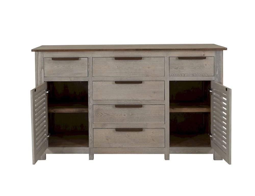 IFD  - Bonfire  - 6 Drawer, 2 Door, Buffet  - Beige  - IFD8631BFFIV view 3