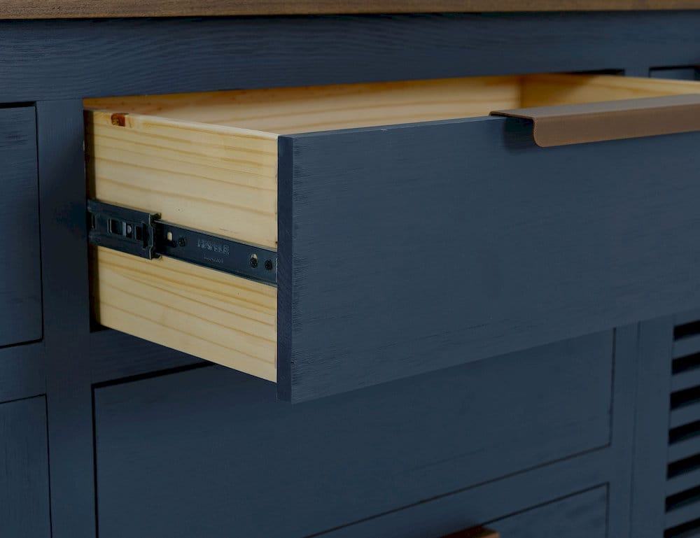 IFD  - Bonfire  - 6 Drawer, 2 Door, Buffet  - Blue  - IFD8631BFFBL view 8