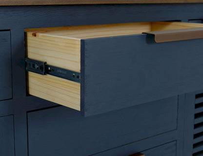 IFD  - Bonfire  - 6 Drawer, 2 Door, Buffet  - Blue  - IFD8631BFFBL view 8