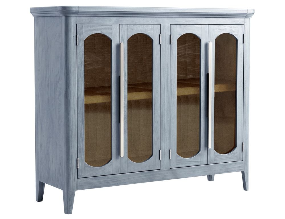 IFD - Brava Collection - 4 Door, Console in Blue - IFD9802CNSBL view 1