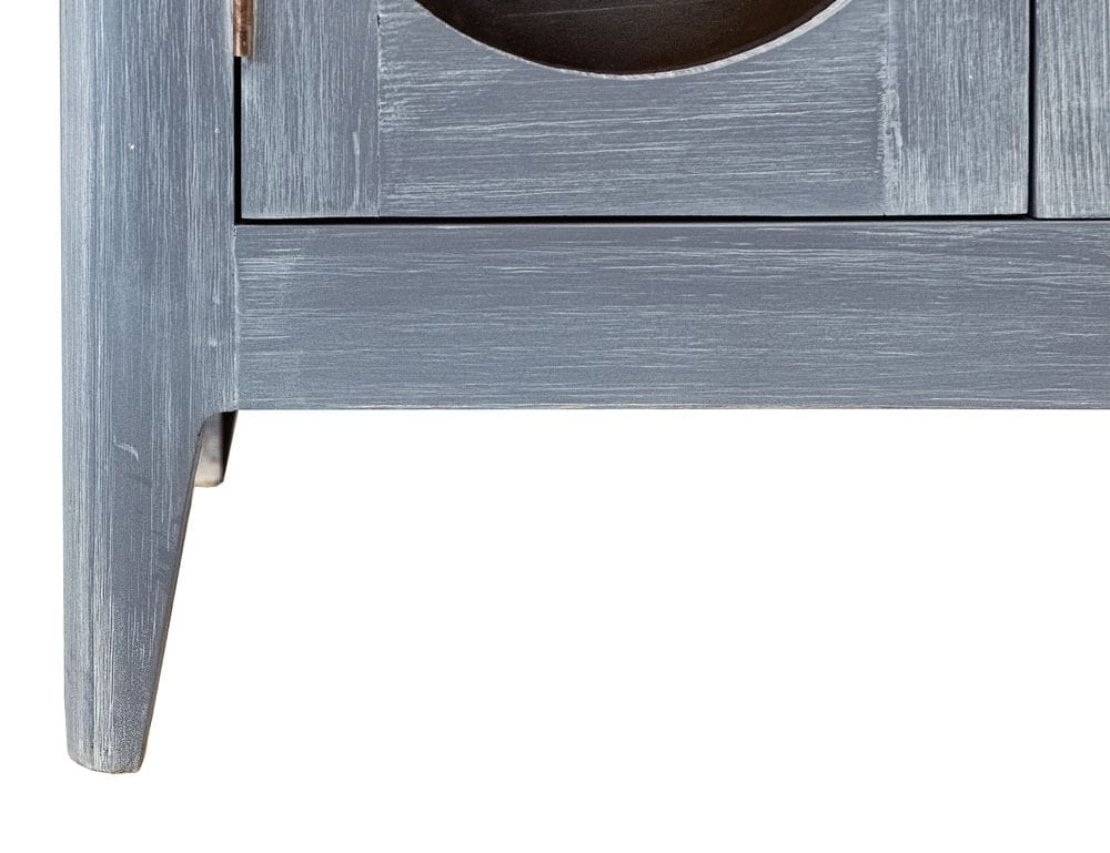 IFD - Brava Collection - 4 Door, Console in Blue - IFD9802CNSBL view 7