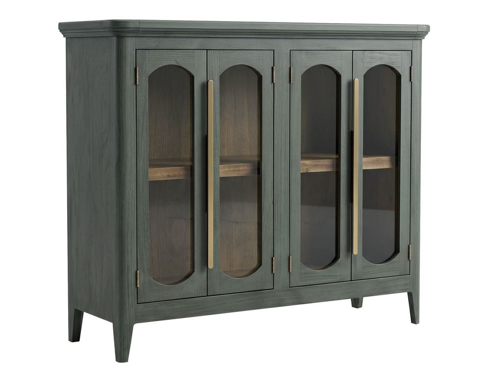 IFD - Brava Collection - 4 Door, Console in Green - IFD9802CNSGN view 1