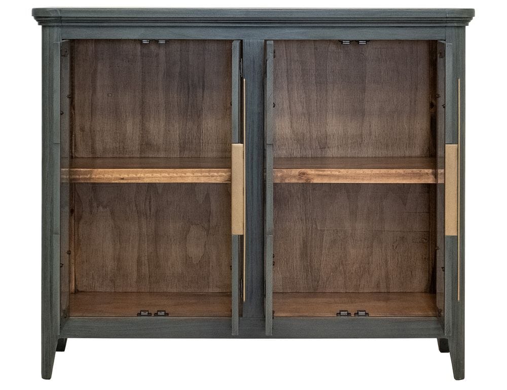 IFD - Brava Collection - 4 Door, Console in Green - IFD9802CNSGN view 4