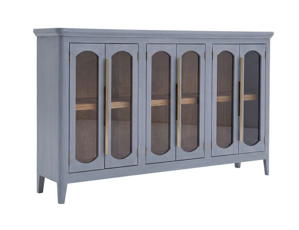 IFD - Brava Collection - 6 Door, Console in Blue - IFD9803CNSBL view 1