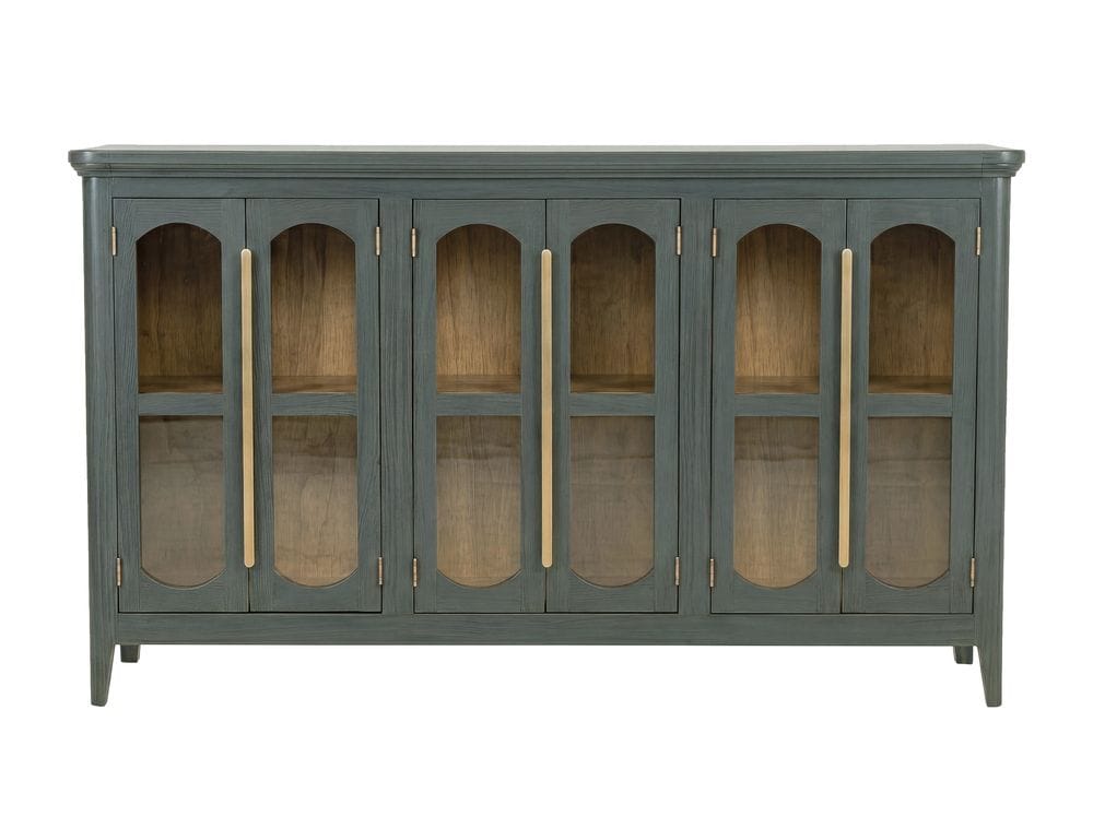 IFD - Brava Collection - 6 Door, Console in Green - IFD9803CNSGN view 2