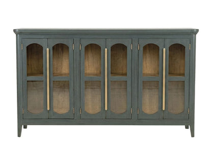 IFD - Brava Collection - 6 Door, Console in Green - IFD9803CNSGN view 2
