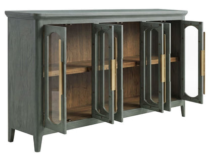IFD - Brava Collection - 6 Door, Console in Green - IFD9803CNSGN view 3