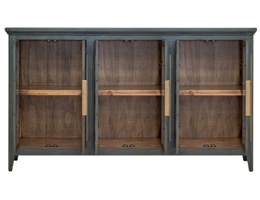 IFD - Brava Collection - 6 Door, Console in Green - IFD9803CNSGN view 4