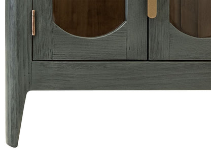 IFD - Brava Collection - 6 Door, Console in Green - IFD9803CNSGN view 7
