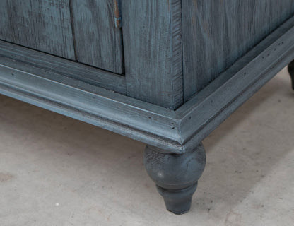 IFD - Capri Console w/4 Doors, Dark Blue Finish - IFD9901CNSDK view 5