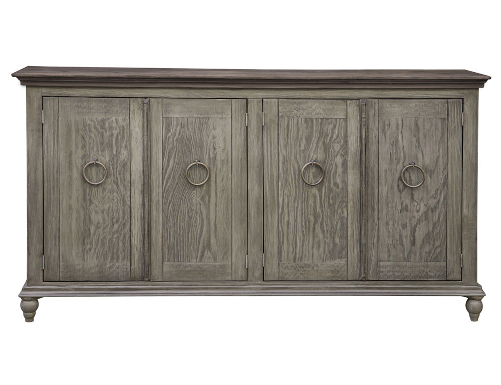 IFD - Capri Console w/4 Doors, Olive Finish - IFD9901CNSOL view 1