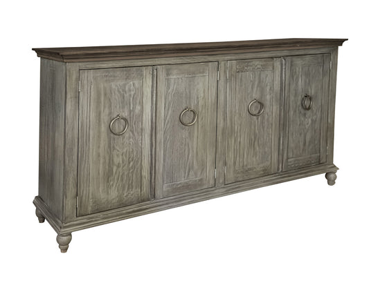IFD - Capri Console w/4 Doors, Olive Finish - IFD9901CNSOL view 2