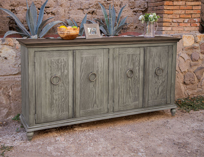 IFD - Capri Console w/4 Doors, Olive Finish - IFD9901CNSOL view 6