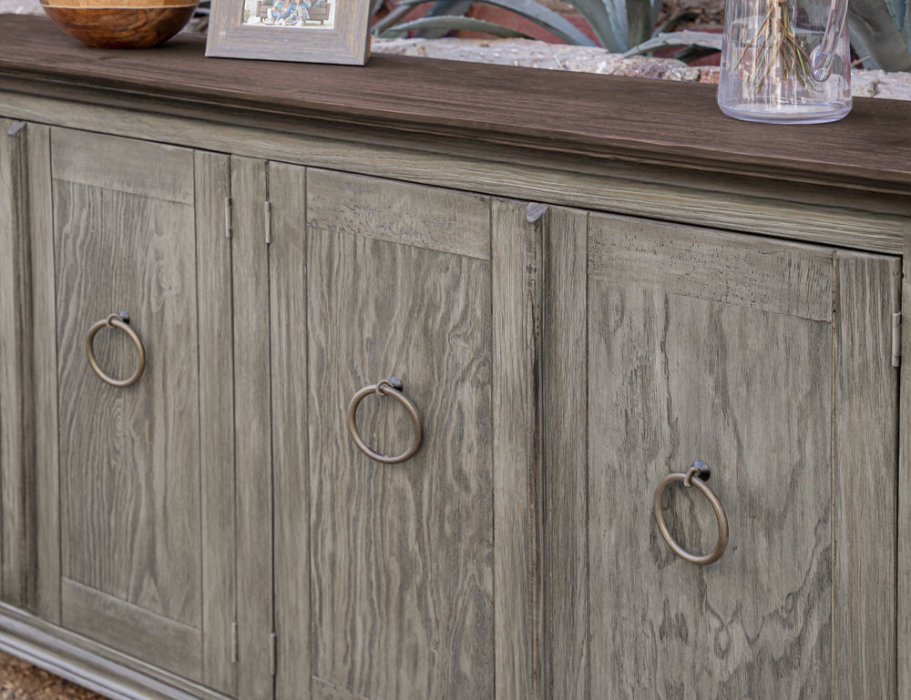 IFD - Capri Console w/4 Doors, Olive Finish - IFD9901CNSOL view 7