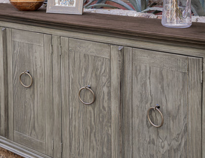 IFD - Capri Console w/4 Doors, Olive Finish - IFD9901CNSOL view 7