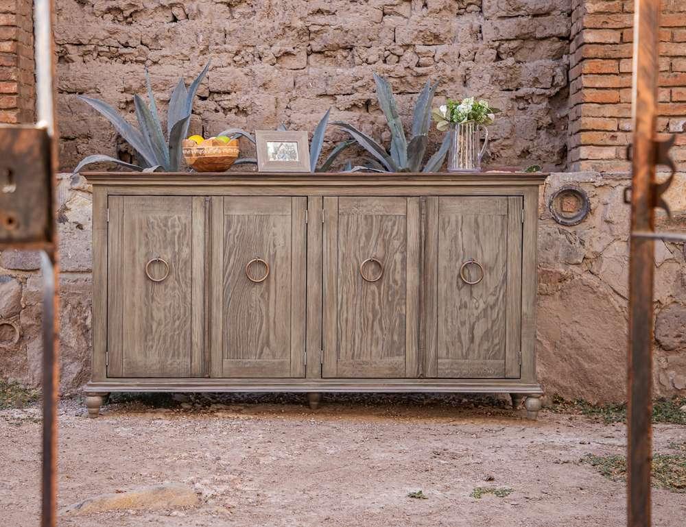 IFD - Capri Console w/4 Doors, Olive Finish - IFD9901CNSOL veiw 2
