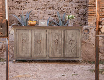 IFD - Capri Console w/4 Doors, Olive Finish - IFD9901CNSOL veiw 2