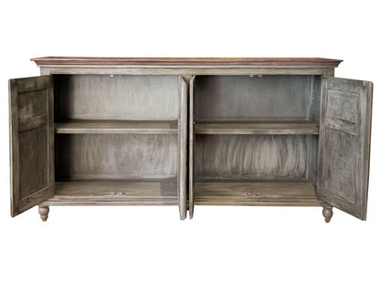 IFD - Capri Console w/4 Doors, Olive Finish - IFD9901CNSOL veiw 3