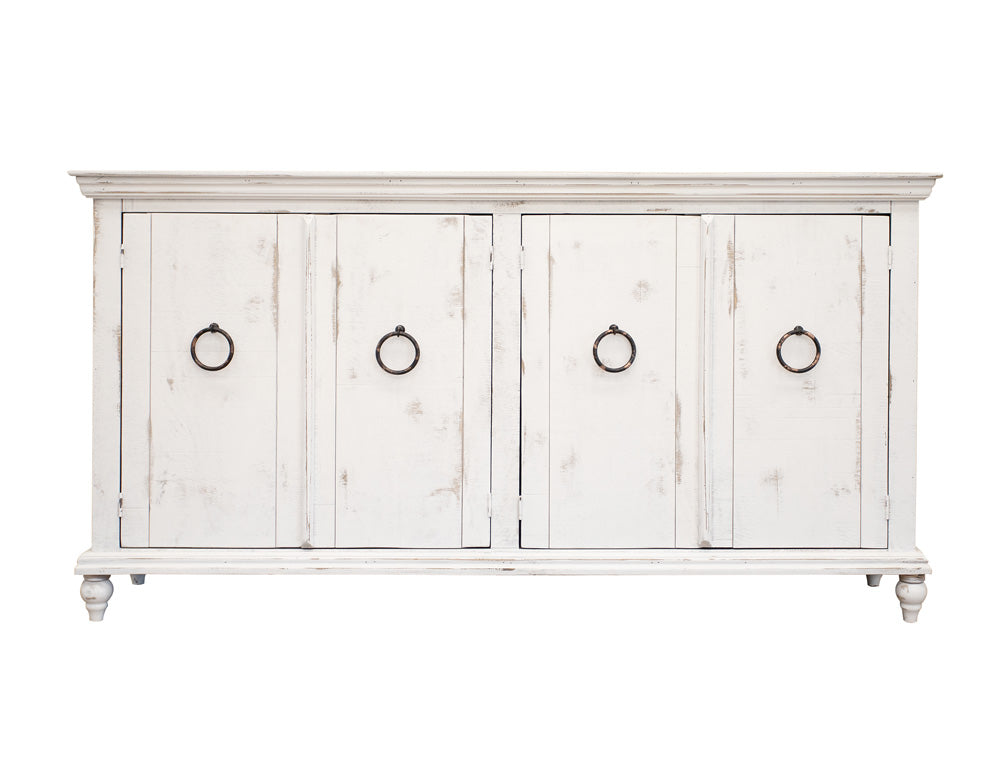 IFD - Capri Console w/4 Doors, White Finish - IFD990CONS-W view 1