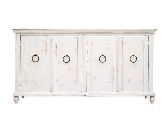 IFD - Capri Console w/4 Doors, White Finish - IFD990CONS-W view 1