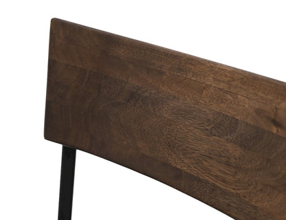 IFD  - Century  - Wooden Frame & Metal Base, Barstool 30"  - Black  - IUP805-BST30-216 view 4