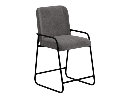 IFD - Comala - Wooden Frame & Metal Base, 24in Upholstered Barstool - IUP800-BST24-121 view 1