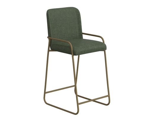 IFD - Comala - Wooden Frame & Metal Base, 30in Upholstered Barstool - IUP800-BST30-111 view 1