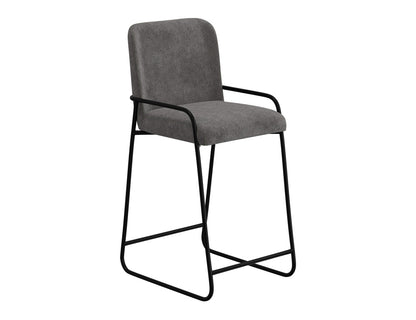 IFD - Comala - Wooden Frame & Metal Base, 30in Upholstered Barstool - IUP800-BST30-121 view 1