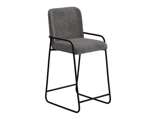 IFD - Comala - Wooden Frame & Metal Base, 30in Upholstered Barstool - IUP800-BST30-121 view 1