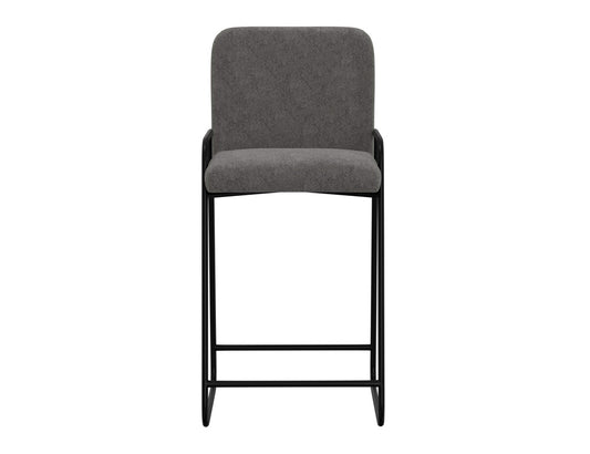 IFD - Comala - Wooden Frame & Metal Base, 30in Upholstered Barstool - IUP800-BST30-121 view 2