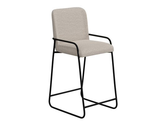 IFD - Comala - Wooden Frame & Metal Base, 30in Upholstered Barstool - IUP800-BST30-161 view 1