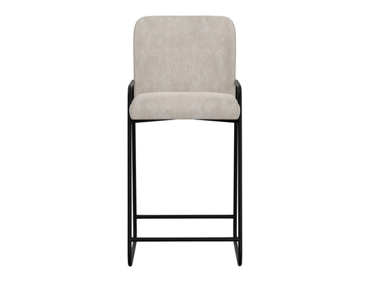 IFD - Comala - Wooden Frame & Metal Base 30in Upholstered Barstool - IUP800-BST30-210 view 2