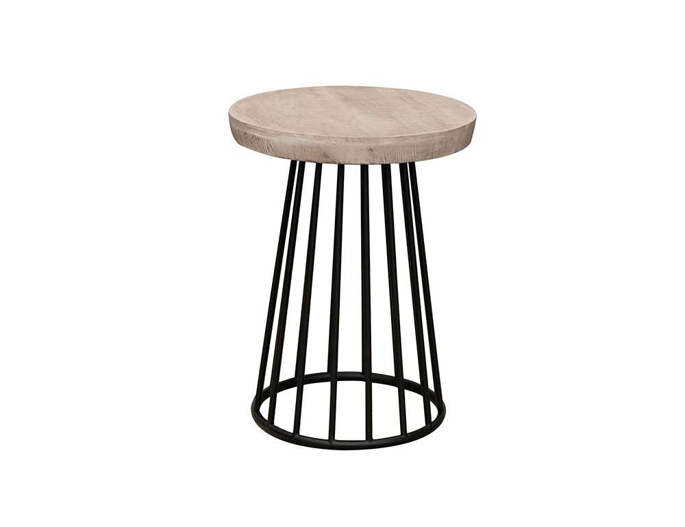 IFD - Cosalá - Metal Base Chairside Table - IFD8081CST veiw 1