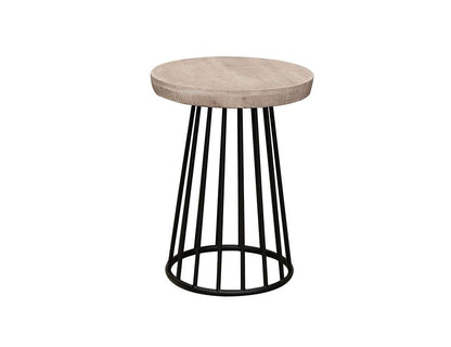 IFD - Cosalá - Metal Base Chairside Table - IFD8081CST veiw 1