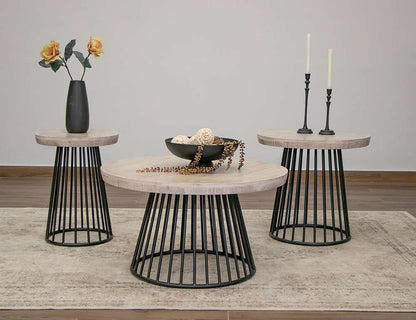 IFD - Cosalá - Metal Base End Table - IFD8081END veiw 2