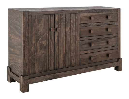 IFD - Dark Atenas - 4 Drawer & 2 Door, Console in Brown - IFD5841CNS view 2