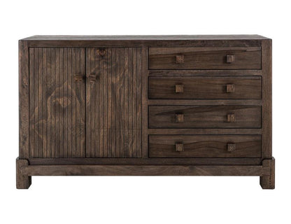IFD - Dark Atenas - 4 Drawer & 2 Door, Console in Brown - IFD5841CNS veiw 1