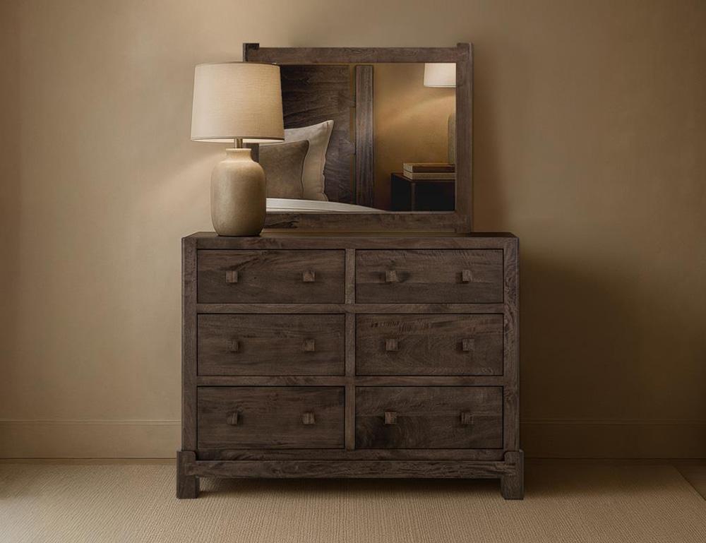 IFD - Dark Atenas - 6 Drawer, Dresser in Brown - IFD5841DSR veiw 4