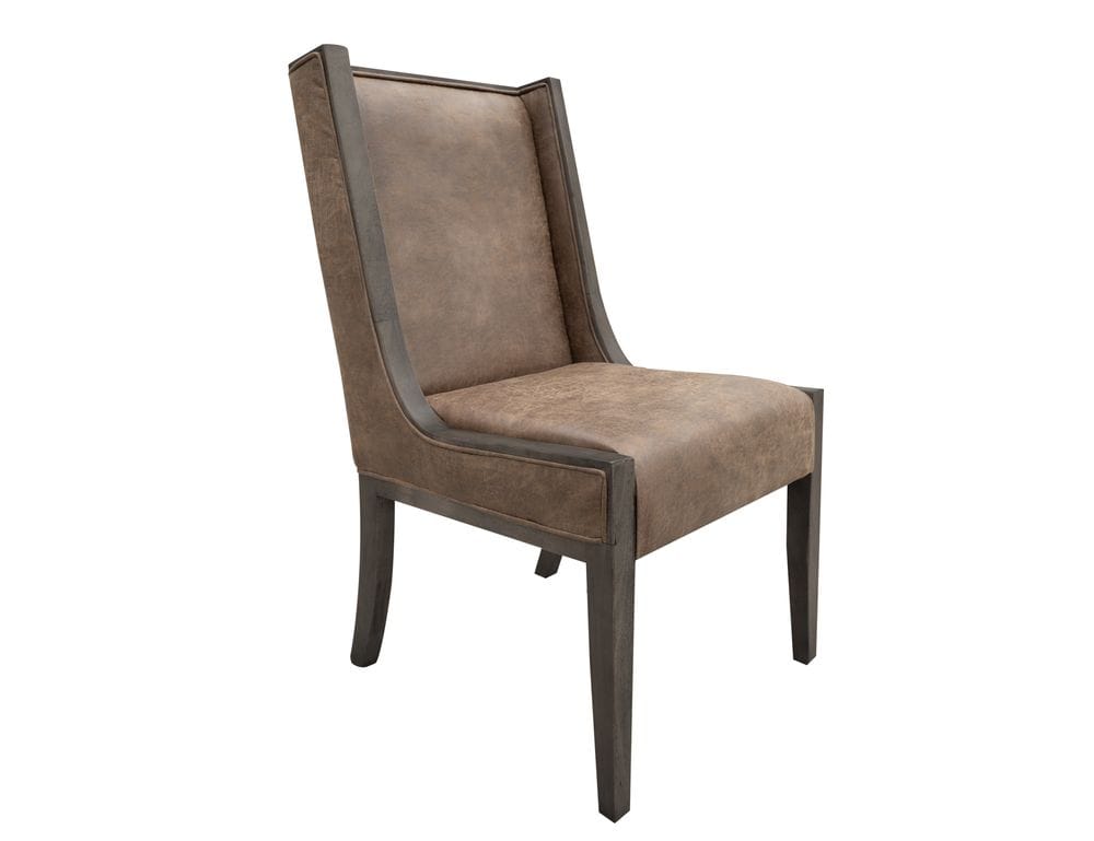 IFD - Dark Mezquite - Upholstered Wooden Chair in Dark Ember (Set of 2) - IFD6632CHU view 1