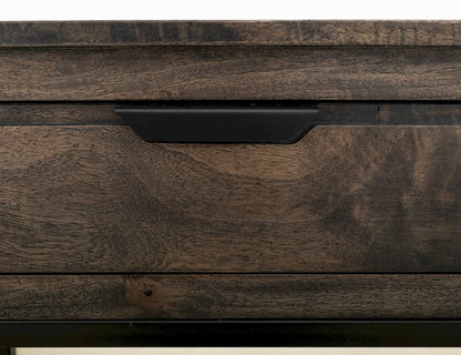IFD  - Dark Mita  - 2 Drawer, 1 Shelf Sofa Table  - IFD2741SFT view 5