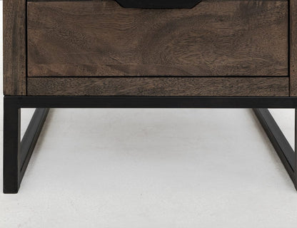 IFD  - Dark Mita  - 2 Drawer End Table  - IFD2741END view 4