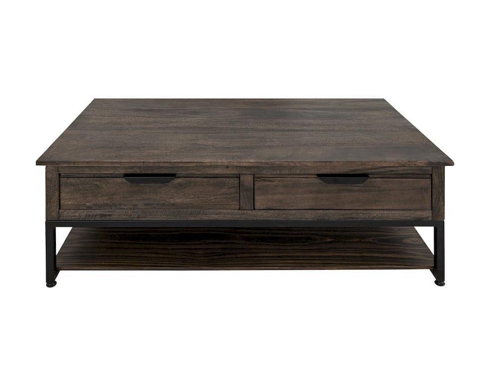 IFD  - Dark Mita  - 4 Drawer, 1 Shelf Cocktail Table  - IFD2741CKT view 2