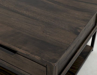 IFD  - Dark Mita  - 4 Drawer, 1 Shelf Cocktail Table  - IFD2741CKT view 5
